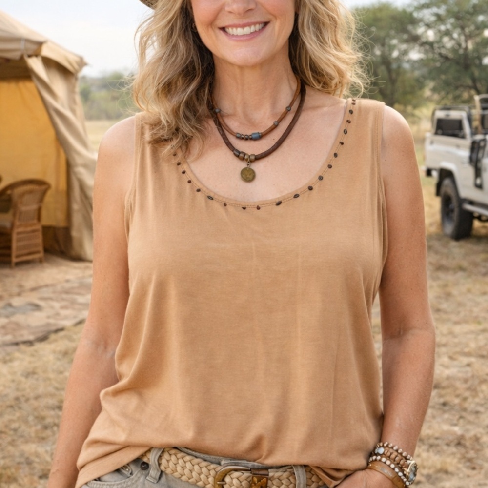 Camel Tank Top